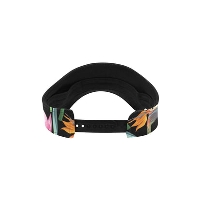 Tropical Flower Pattern Print Design TF017 Unisex Sun Visor