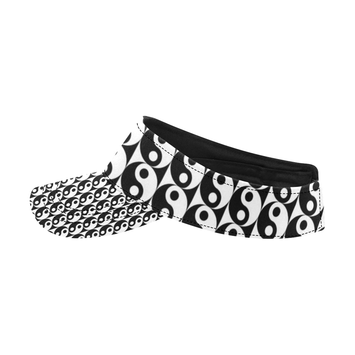 Yin Yang Classic Pattern Design Print Unisex Sun Visor