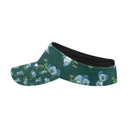 Koala Blue Design Print Unisex Sun Visor