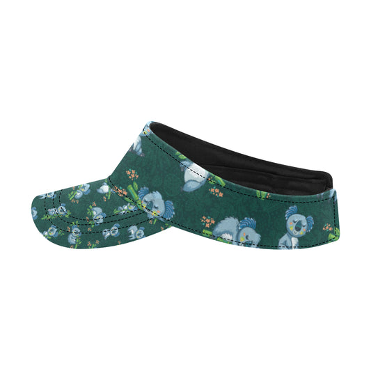 Koala Blue Design Print Unisex Sun Visor