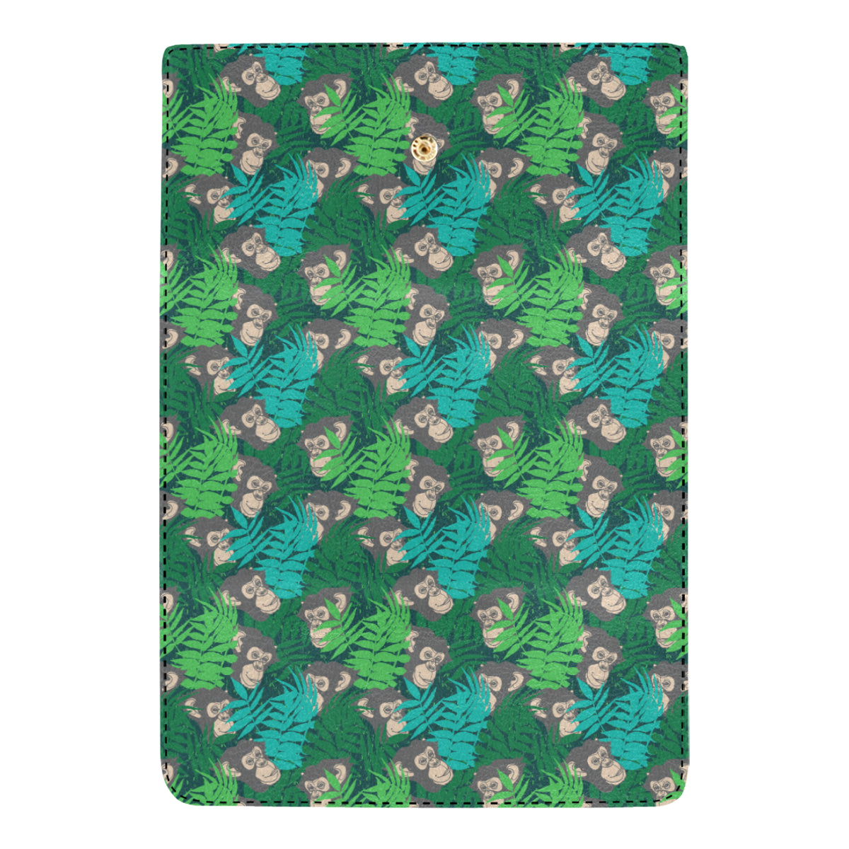 Chimpanzee Pattern Print Design 01 Women's Trifold Wallet