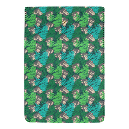 Chimpanzee Pattern Print Design 01 Women's Trifold Wallet