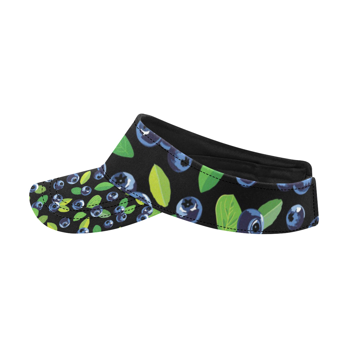 Blueberry Pattern Print Design BB03 Unisex Sun Visor