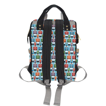 Nutcracker Pattern Print Design A02 Diaper Bag Backpack