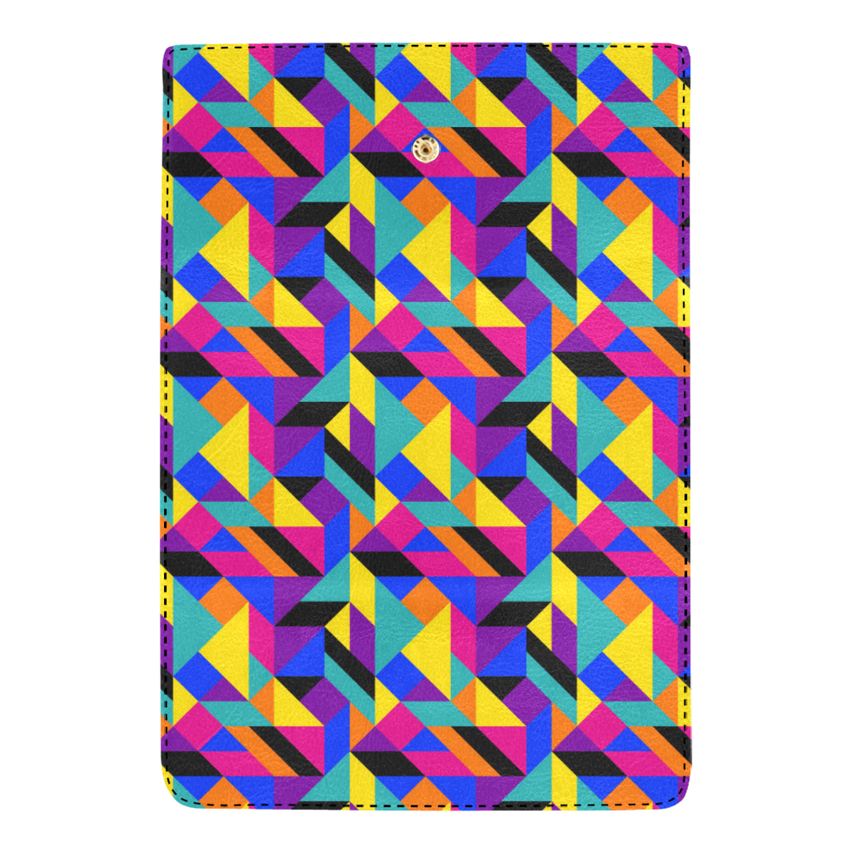 90s Colorful Pattern Print Design 1 Women's Trifold Wallet