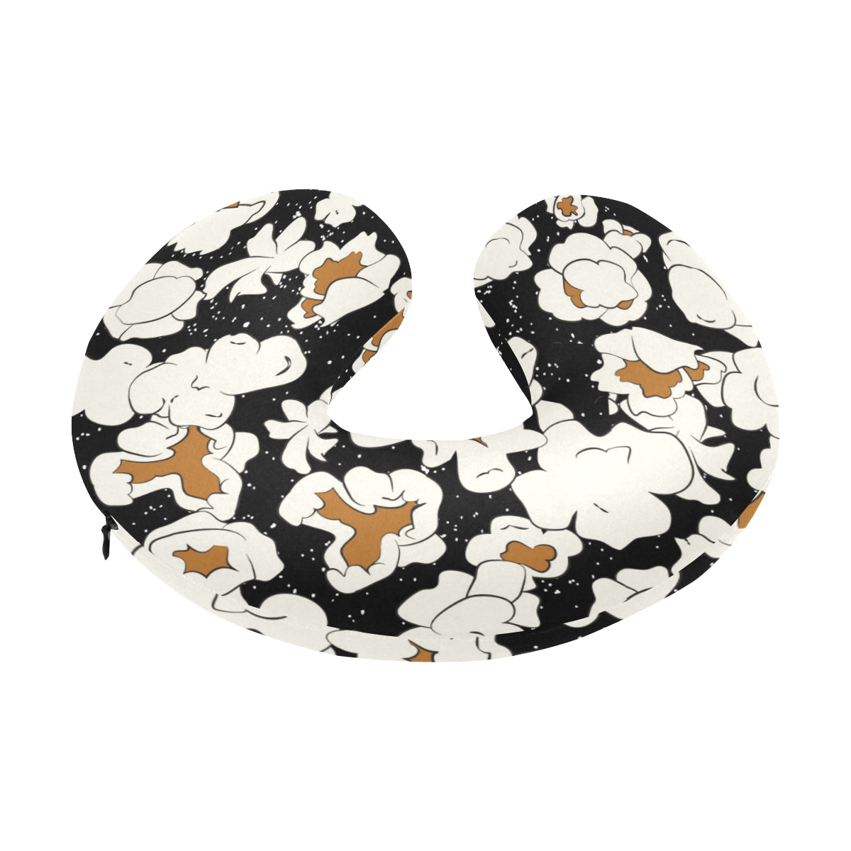 Popcorn Pattern Print Design A02 U-Shaped Travel Neck Pillow