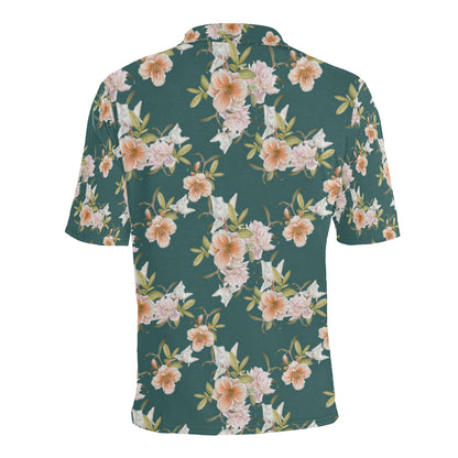 Iris Pattern Print Design IR01 Men Polo Shirt