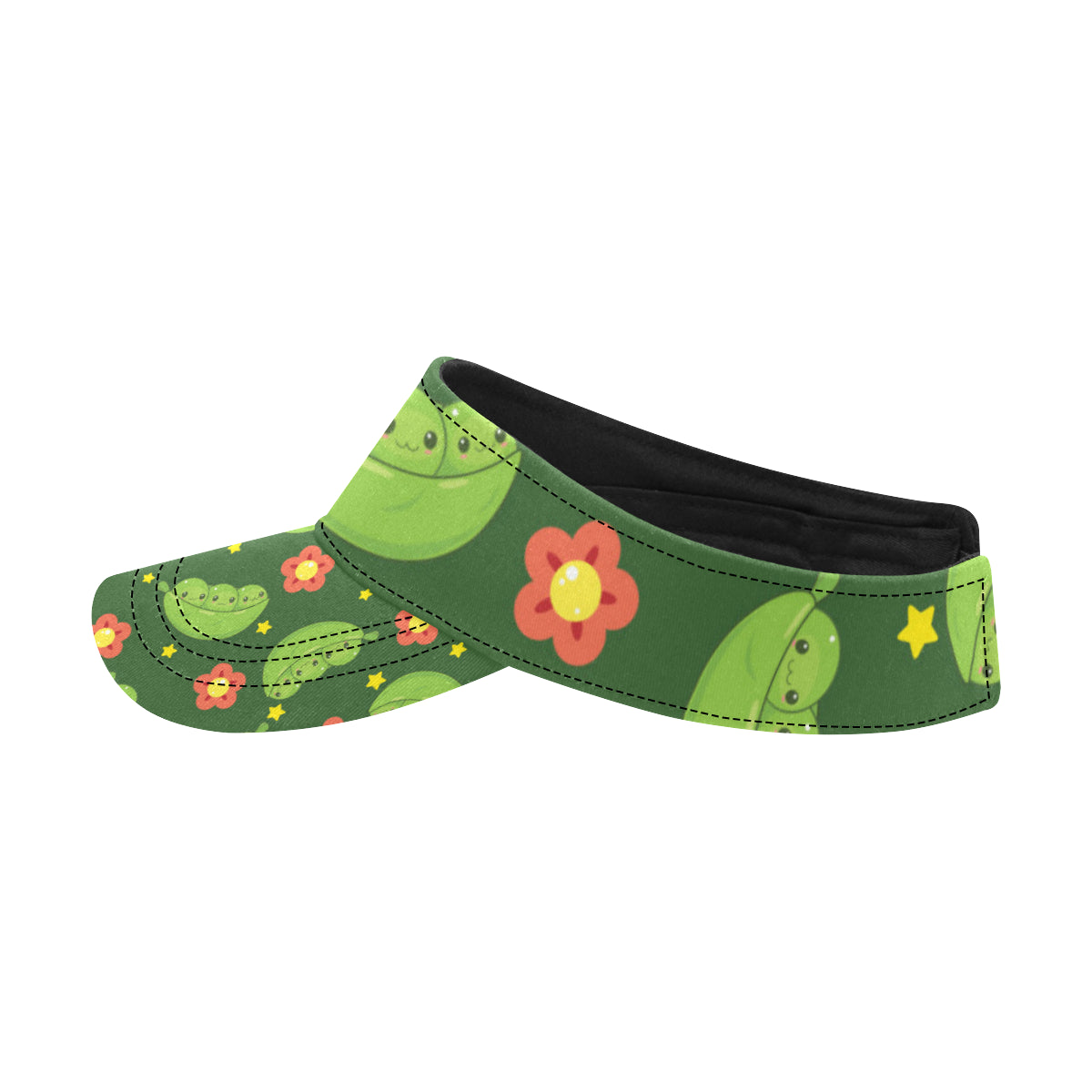 Peas Pattern Print Design A01 Unisex Sun Visor