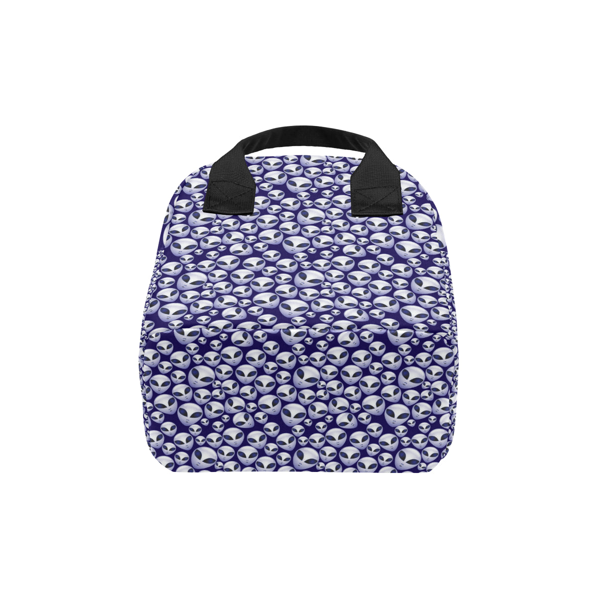 Alien Head Extraterrestrial Insulated Lunch Bag