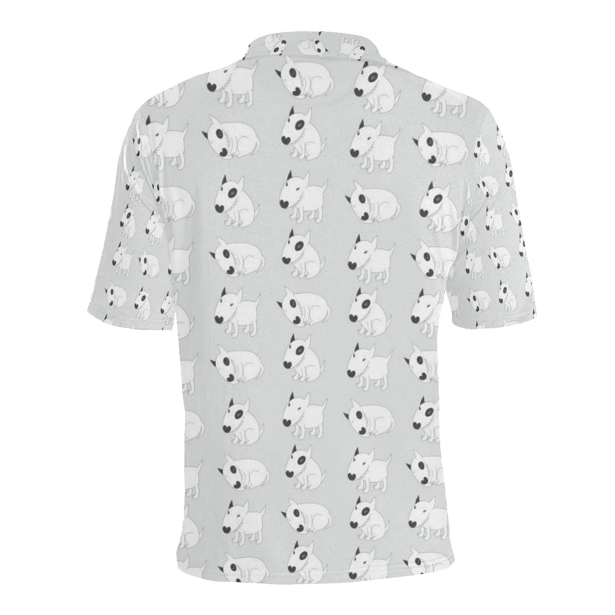 Bull Terrier hand draw Print Pattern Men Polo Shirt
