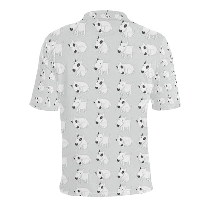 Bull Terrier hand draw Print Pattern Men Polo Shirt