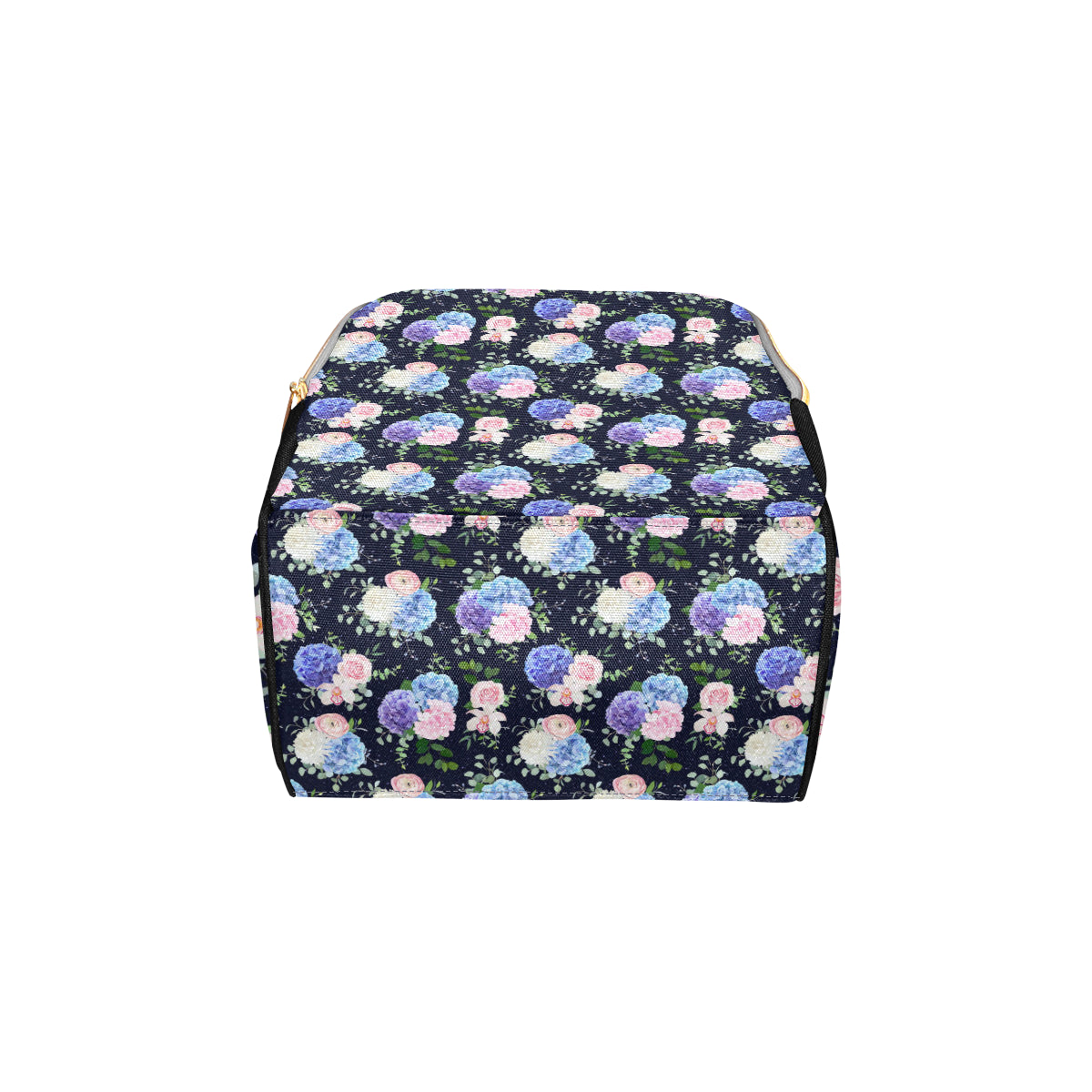 Hydrangea Pattern Print Design HD01 Diaper Bag Backpack