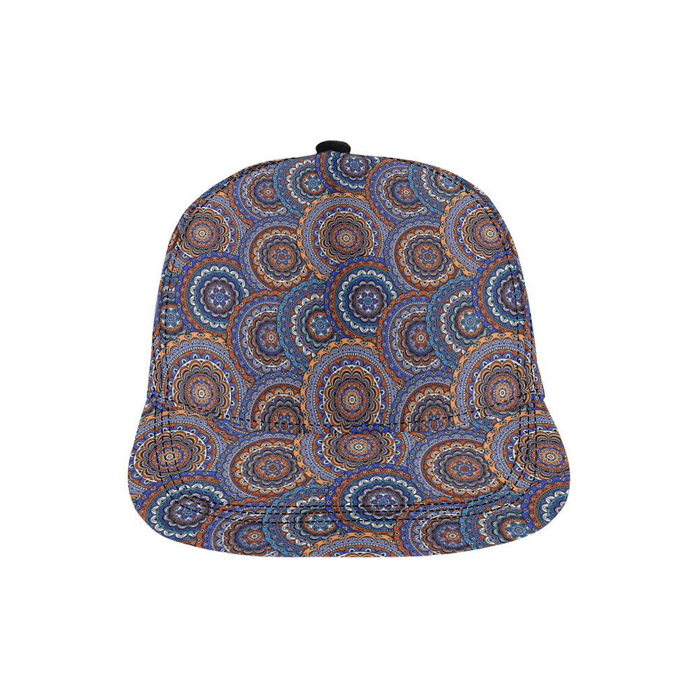 Mandala Boho Chic Design Print Snapback Cap