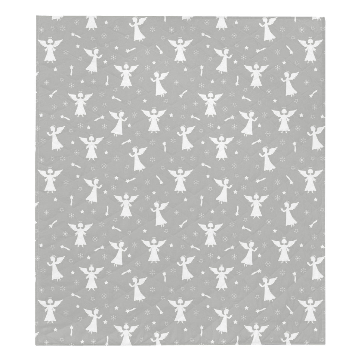 Angel Pattern Print Design 03 Premium Quilt