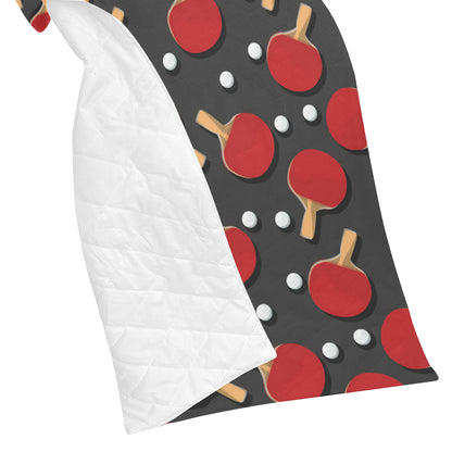 Ping Pong Pattern Print Design A05 Premium Quilt