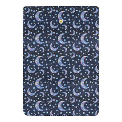 Celestial Moon Pattern Print Design 03 Women's Trifold Wallet