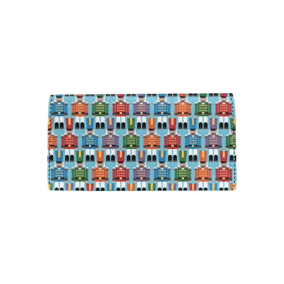 Nutcracker Pattern Print Design A02 Women's Trifold Wallet