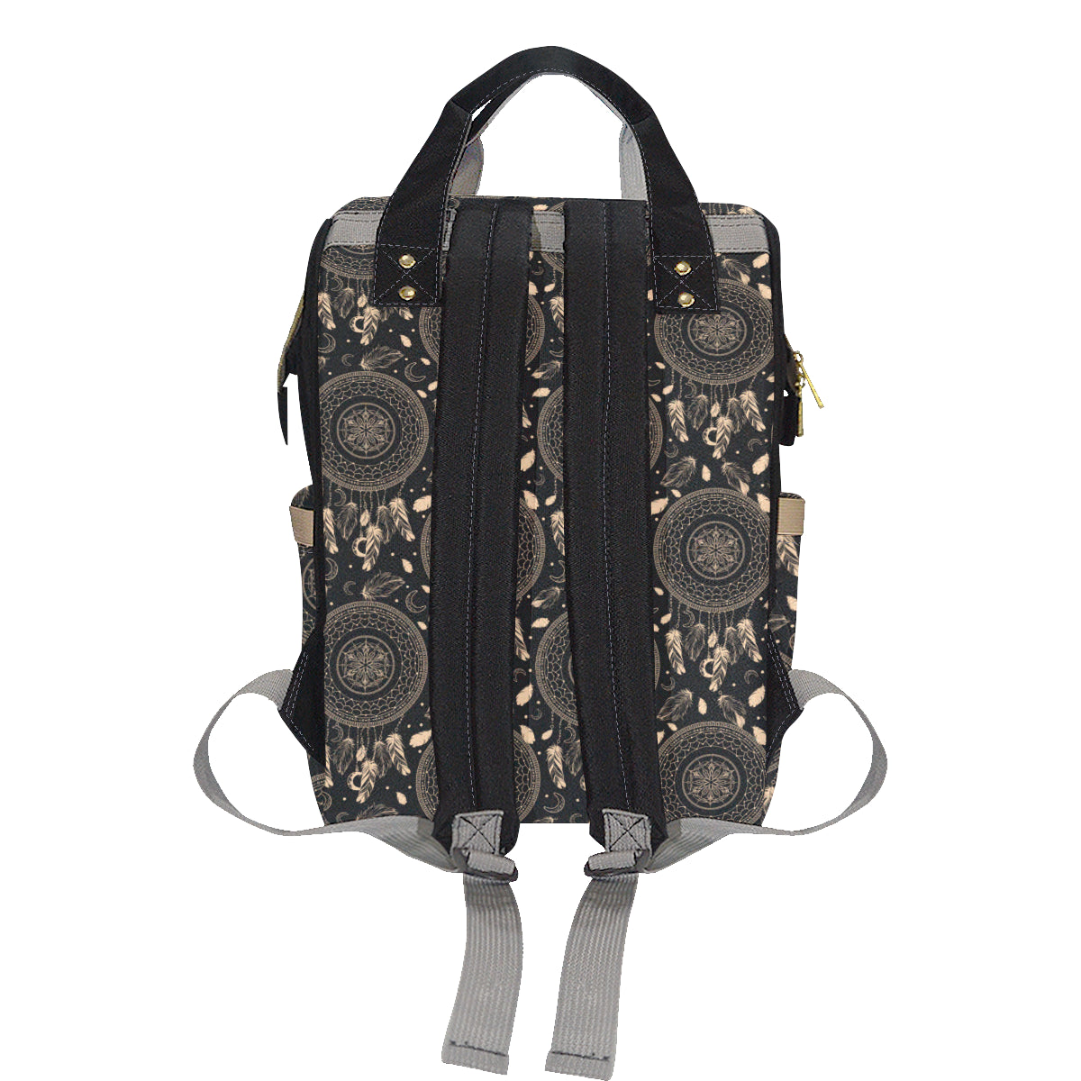 Dream Catcher Mandala Boho Moon Diaper Bag Backpack
