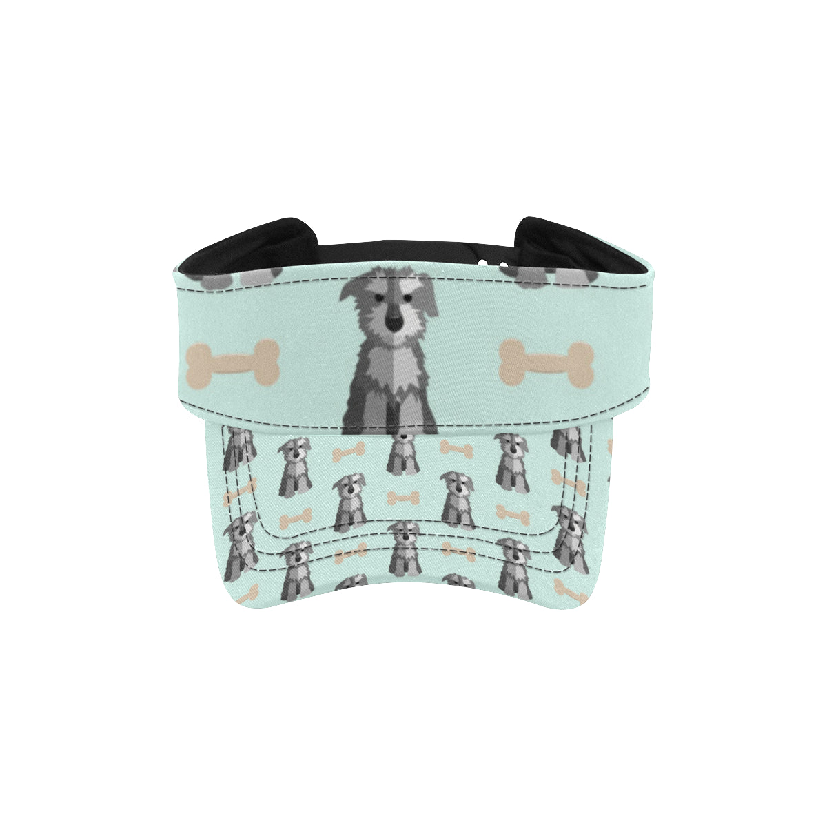 Schnauzers Pattern Print Design A03 Unisex Sun Visor