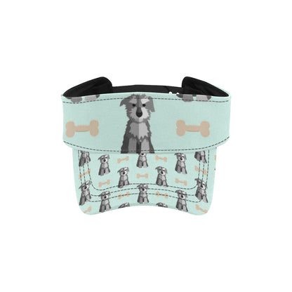 Schnauzers Pattern Print Design A03 Unisex Sun Visor