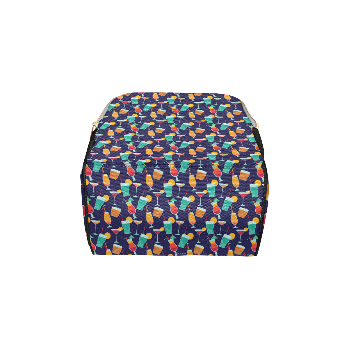 Cocktail Pattern Print Design 06 Diaper Bag Backpack
