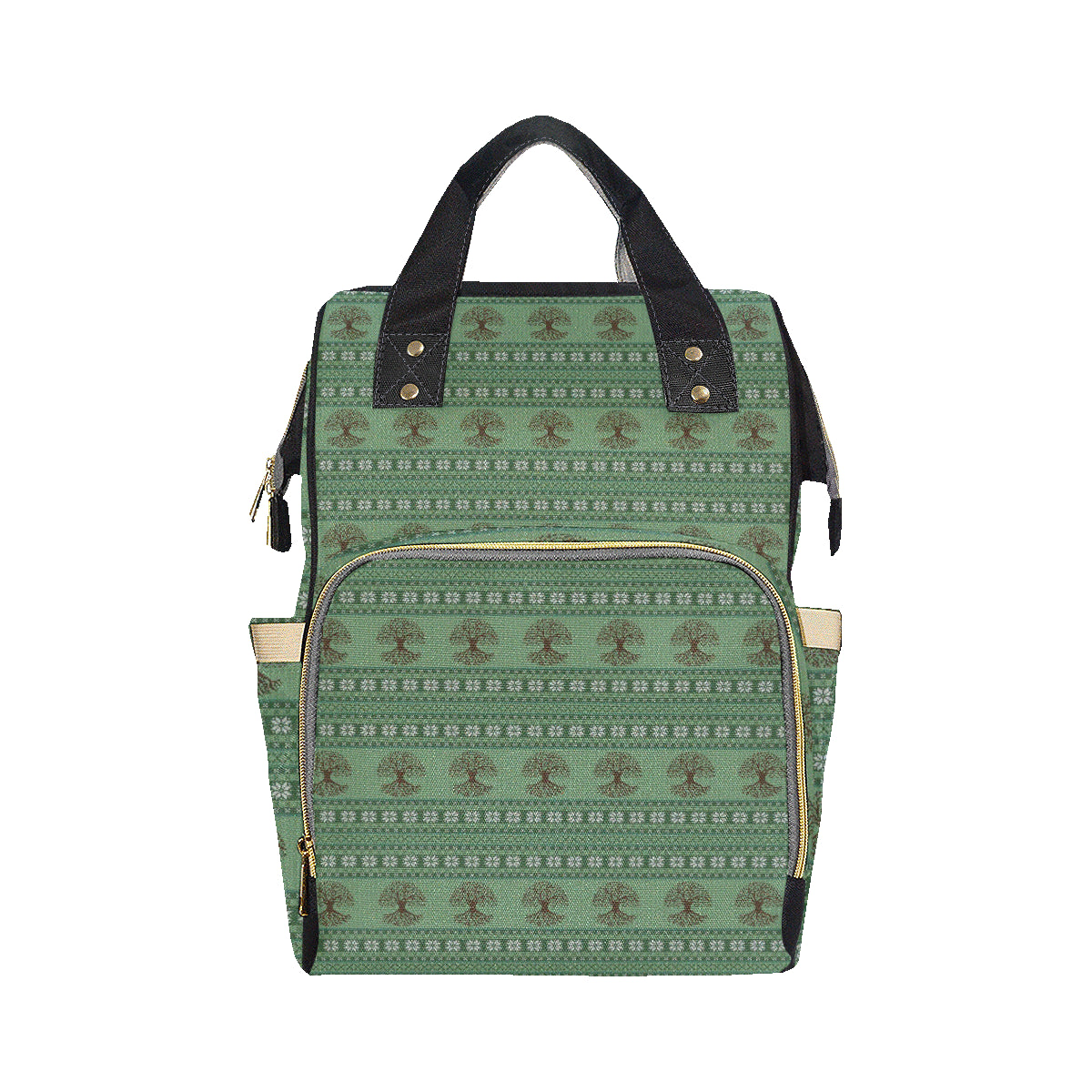 Celtic Pattern Print Design 09 Diaper Bag Backpack