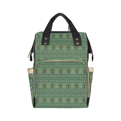 Celtic Pattern Print Design 09 Diaper Bag Backpack