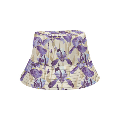 Iris Pattern Print Design IR02 Unisex Bucket Hat