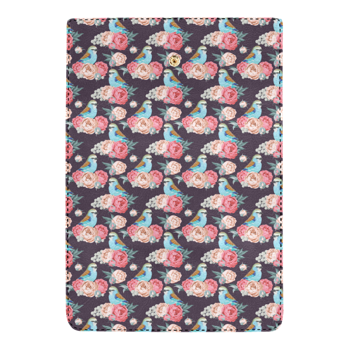 Bluebird Pattern Print Design 02 Women's Trifold Wallet