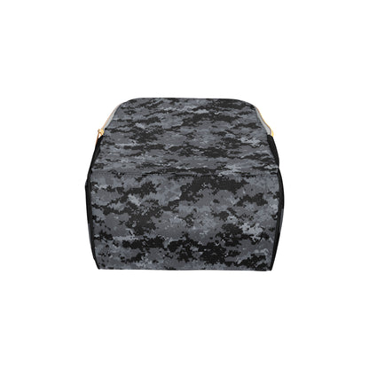 ACU Digital Black Camouflage Diaper Bag Backpack
