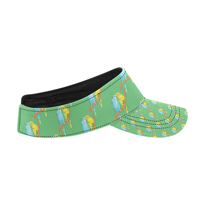 Budgerigar Pattern Print Design 01 Unisex Sun Visor