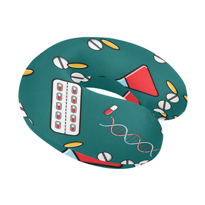 Nurse Pattern Print Design A05 U-Shaped Travel Neck Pillow
