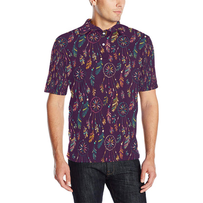 Dream Catcher Boho Design Men Polo Shirt