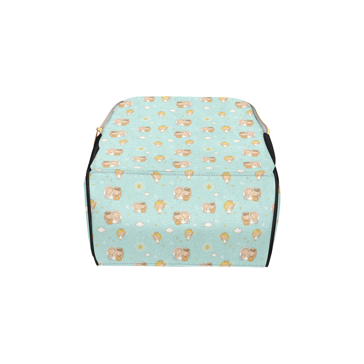 Christian Pattern Print Design 01 Diaper Bag Backpack