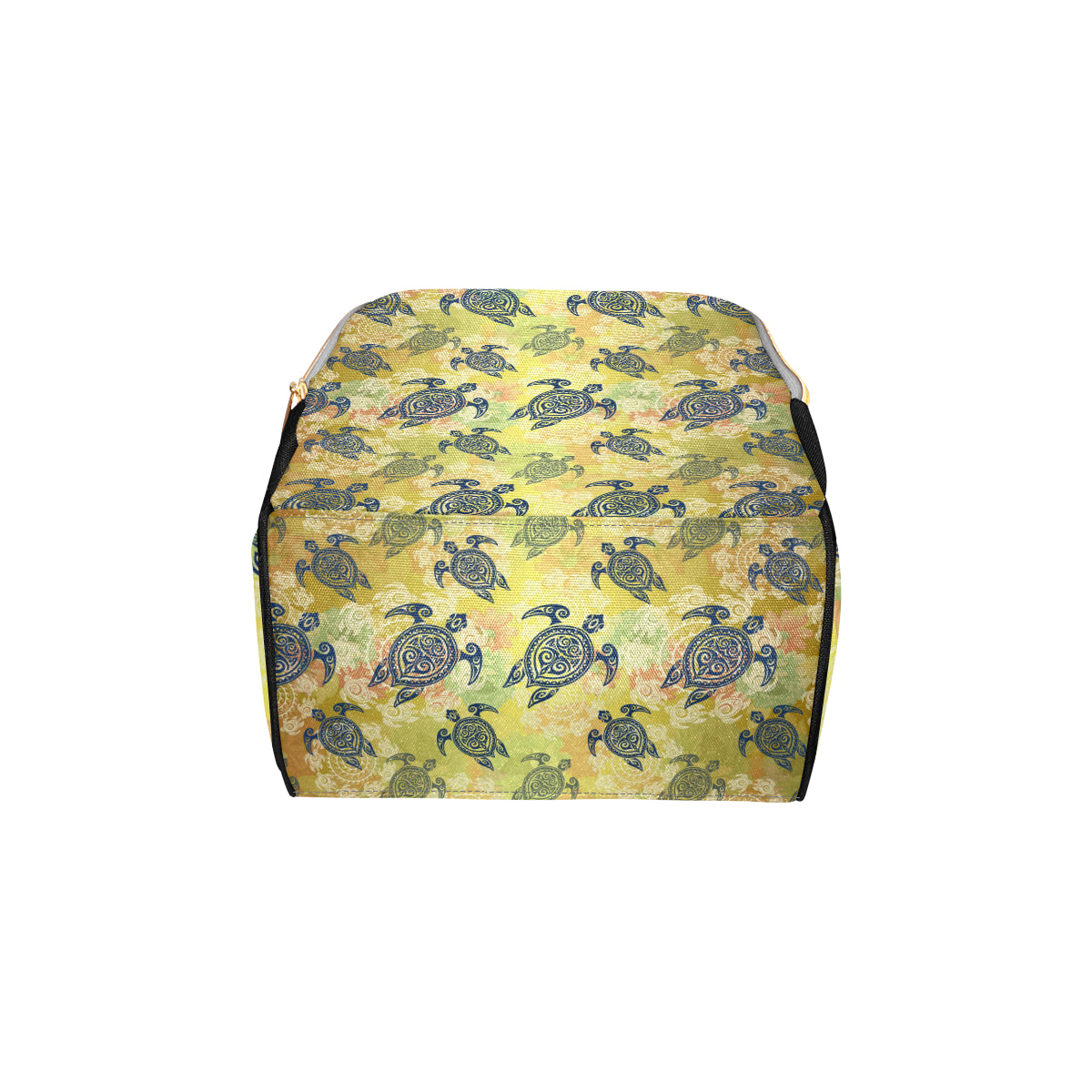 Hawaiian Turtle Tribal Design Print Diaper Bag Backpack