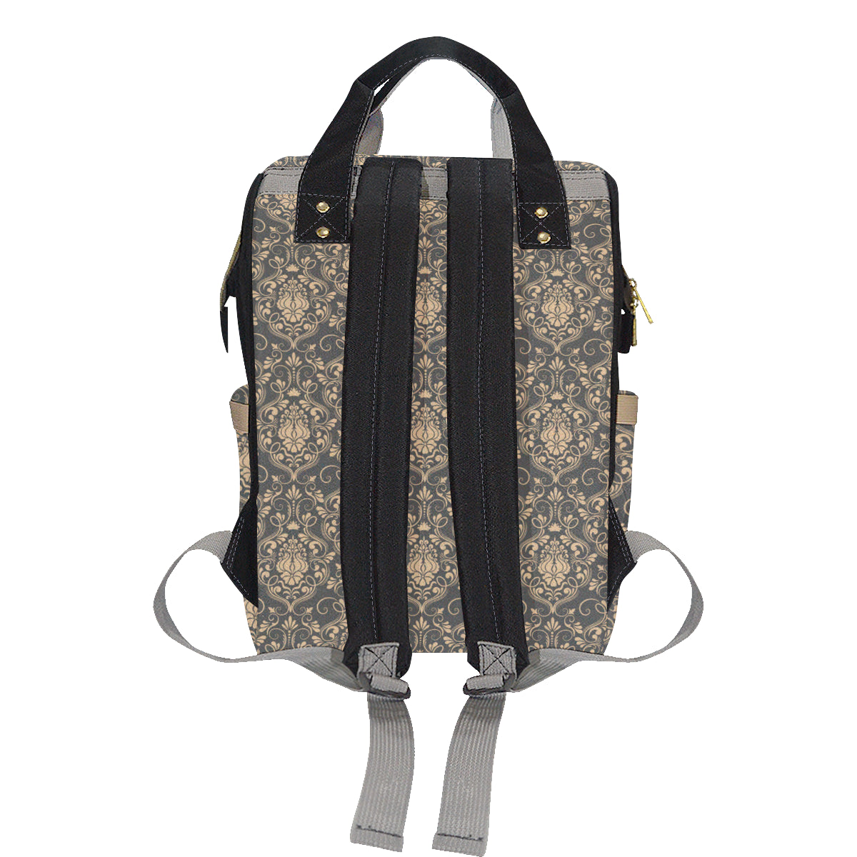 Damask Elegant Luxury Print Pattern Diaper Bag Backpack