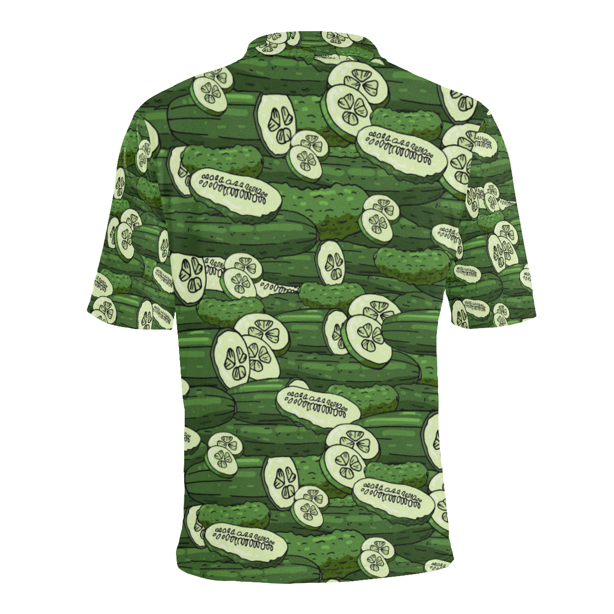 Cucumber Pattern Print Design CC01 Men Polo Shirt