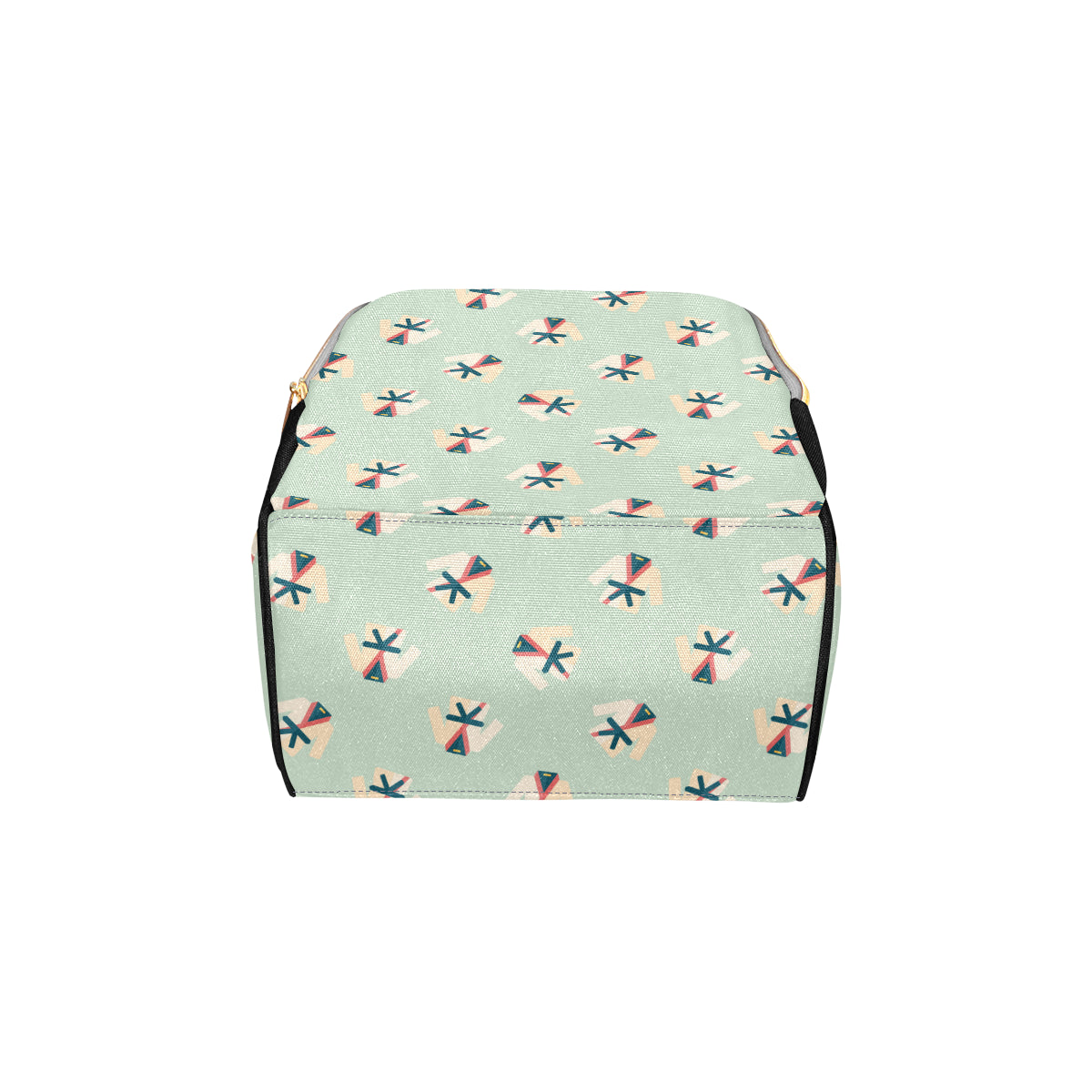 Karate Pattern Print Design 02 Diaper Bag Backpack