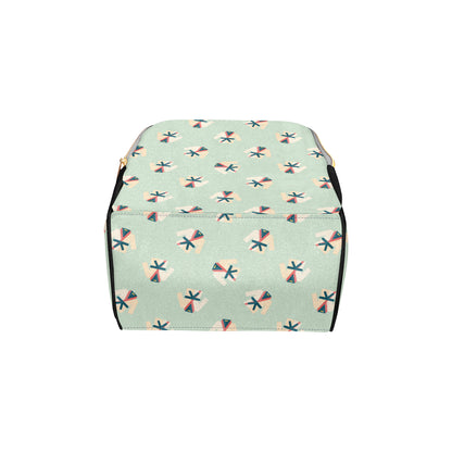 Karate Pattern Print Design 02 Diaper Bag Backpack