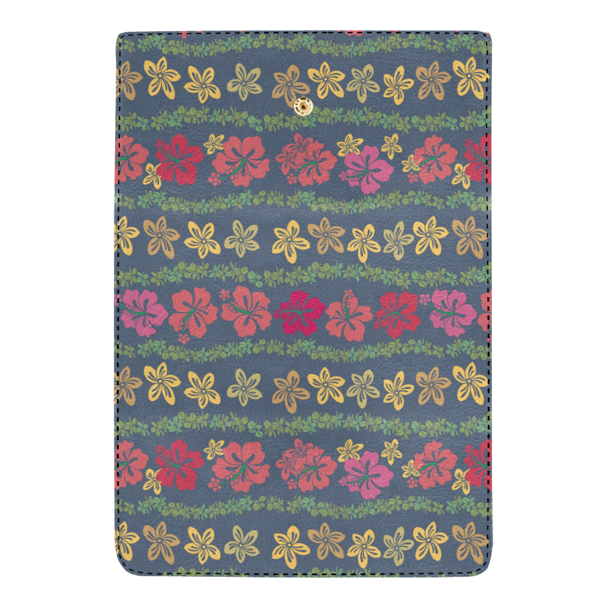 Hawaiian Themed Pattern Print Design H018 Women's Trifold Wallet