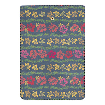 Hawaiian Themed Pattern Print Design H018 Women's Trifold Wallet