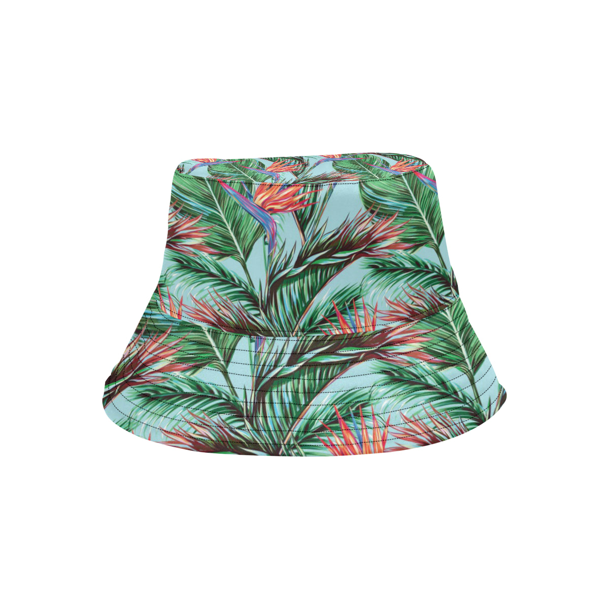 Bird Of Paradise Pattern Print Design BOP01 Unisex Bucket Hat