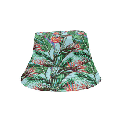 Bird Of Paradise Pattern Print Design BOP01 Unisex Bucket Hat