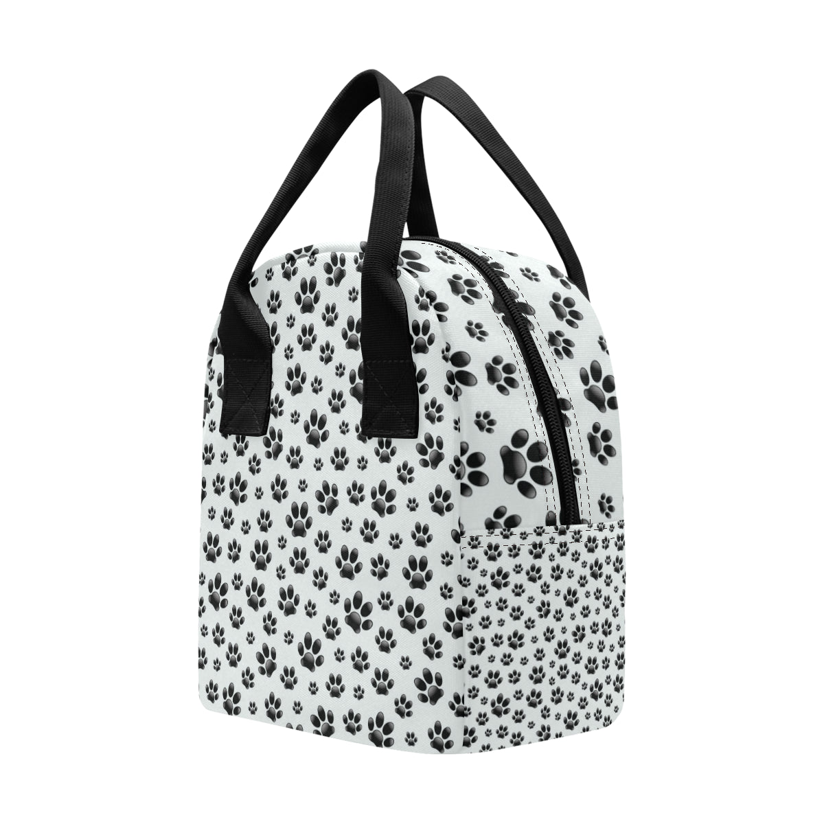 Paw Themed Print Insulated Lunch Bag
