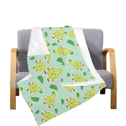 Avocado Pattern Print Design AC011 Premium Quilt