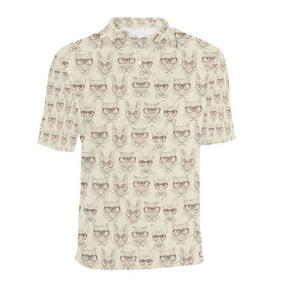 Cat Pattern Print Design 02 Men Polo Shirt
