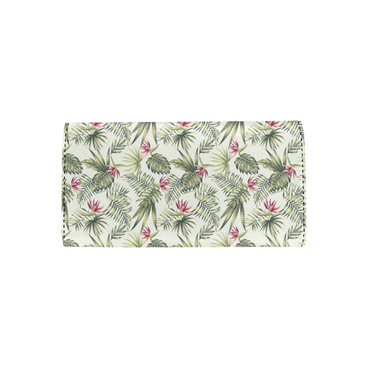 Bird Of Paradise Pattern Print Design 04 Women's Trifold Wallet