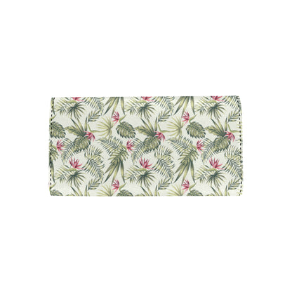 Bird Of Paradise Pattern Print Design 04 Women's Trifold Wallet