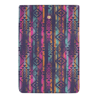 Line Tribal Aztec Women's Trifold Wallet