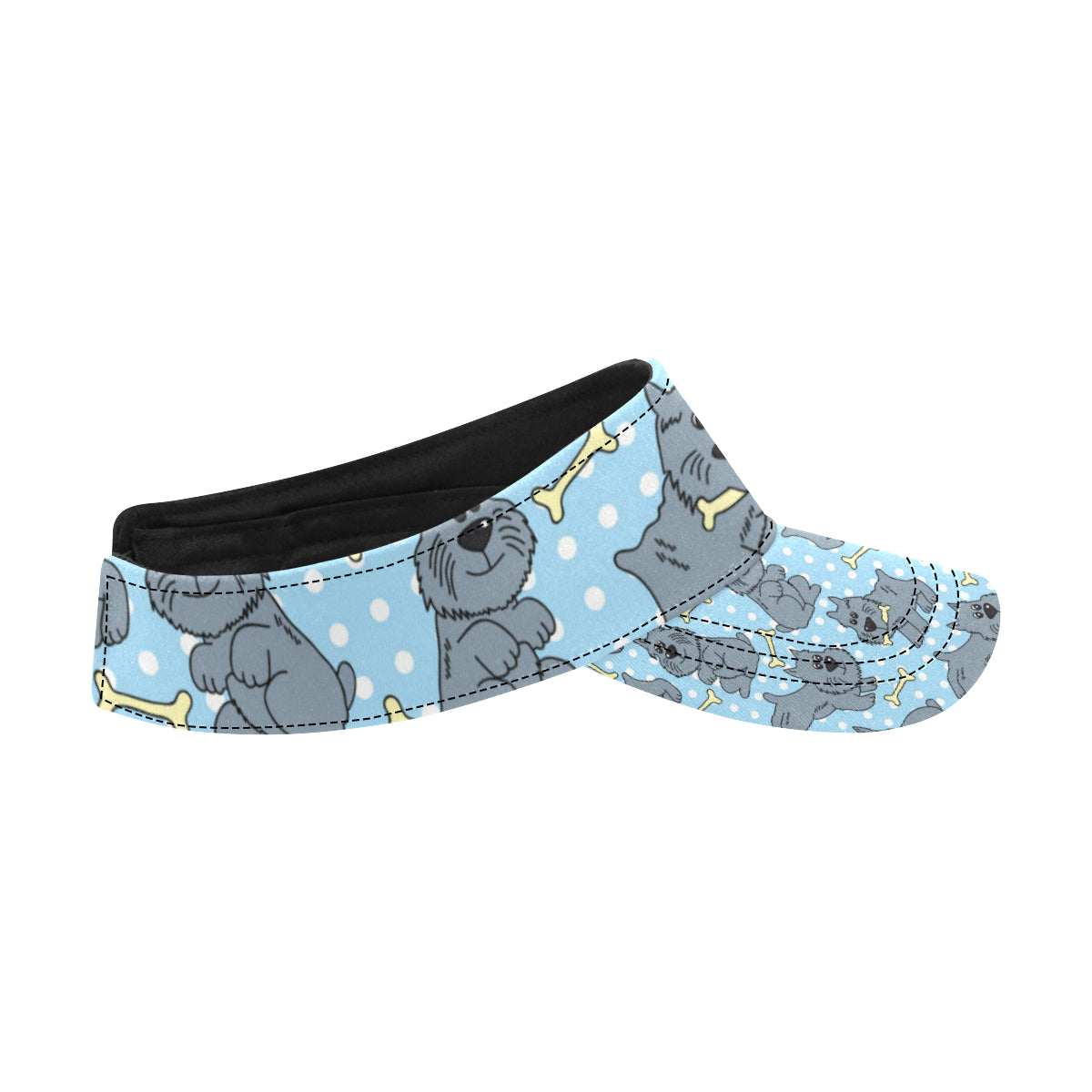 Schnauzers Pattern Print Design A02 Unisex Sun Visor